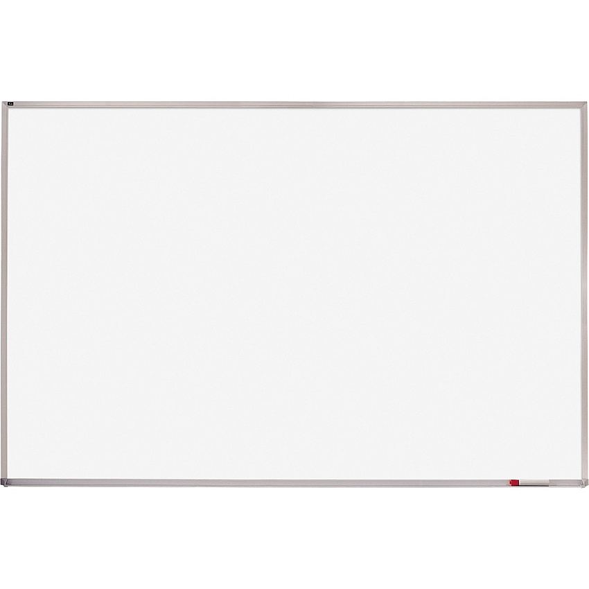 Quartet Whiteboard 48" (4 ft) Width x 72" (6 ft) Height - White Melamine Surface - Silver Aluminum Frame - Horizontal - 1 Each (EMA406)