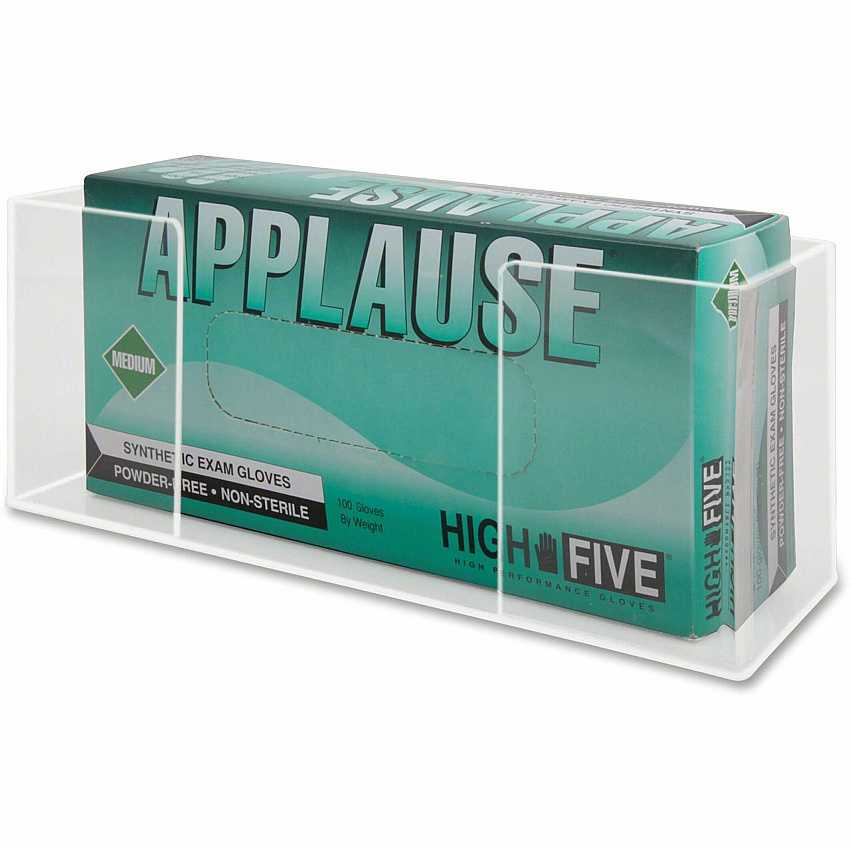 Kantek Acrylic Glove Box Holders 5.3" Height x 10.3" Width x 3.8" Depth - Acrylic - Clear - 1 Each (AH110)