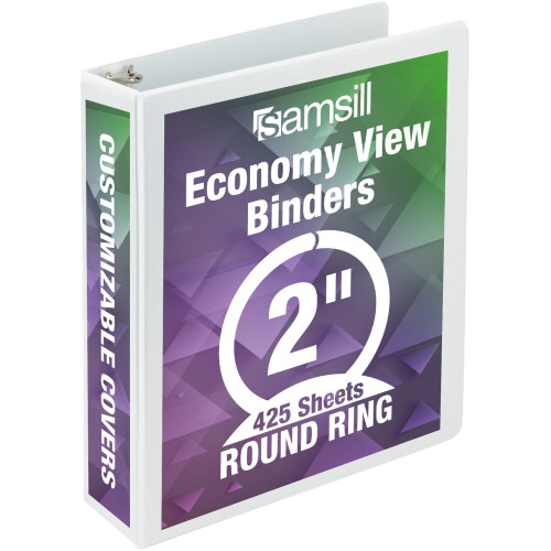 Samsill Economy Round Ring View Binders (18567)
