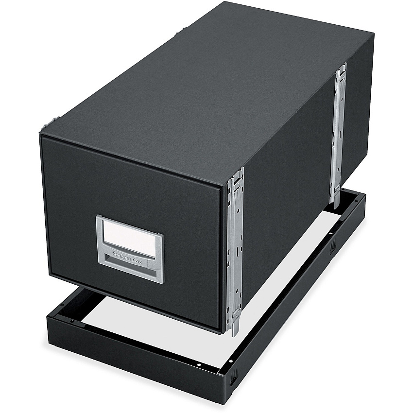 Bankers Box Fellowes Metal Base - Legal 16.88" Width x 25.38" Depth x 2.50" Height - Metal - Black - 1 Each (15602)