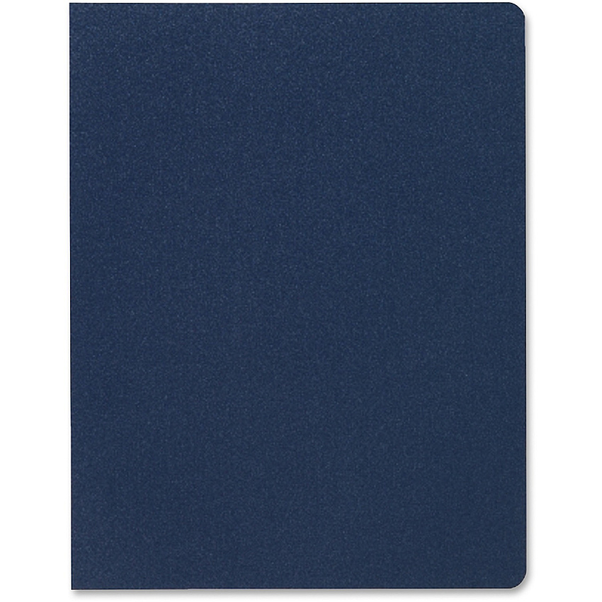 GBC Designer Letter Presentation Cover 8 3/4" x 11 1/4" - Poly - Navy - Heavy Duty, Tear Proof, Spill Proof, Opaque, Unpunched - 25 / Pack (25730)