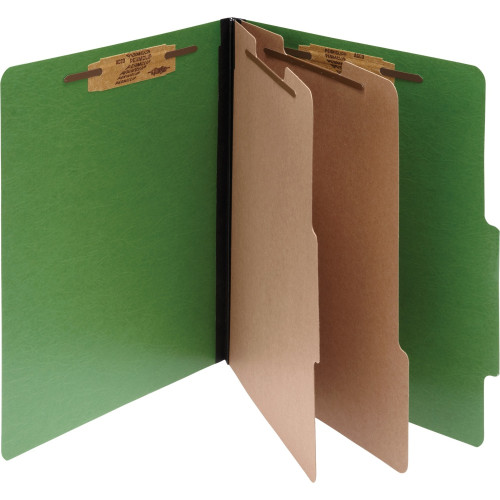 Acco ColorLife PRESSTEX 6-Part Classification Folders (16665)
