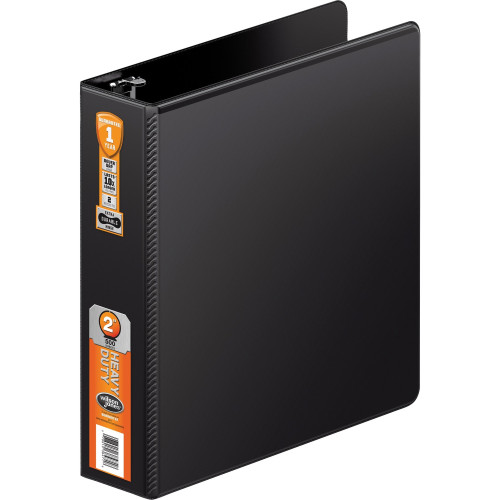 Wilson Jones Heavy-Duty D-Ring Binder BNDR,D-RNG,11X8.5,2",BK 32263 (Pack of10)