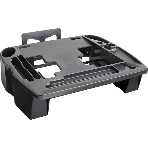 Compucessory Telephone Stand/Organizer 5" Height x 11.50" Width x 9.50" Depth - Desktop - Non-skid Base, Cable Management - Black - Plastic - 1 Each (55200)