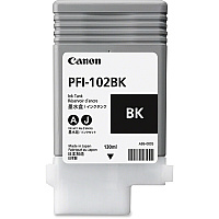 Canon PFI-102BK Original Inkjet Ink Cartridge - Black - 1 Each (0895B001AA)
