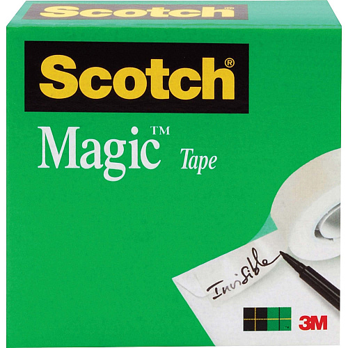 Scotch Invisible Magic Tape 72 yd Length x 1" Width - 3" Core - Matte - Clear - Split Resistant, Tear Resistant - For Mending, Splicing - 1 Roll (81012592)