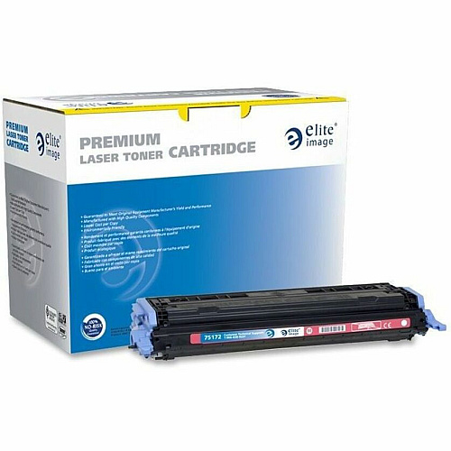 Elite Image Remanufactured Laser Toner Cartridge - Alternative for HP 124A (Q6003A) - Magenta - 1 Each 2000 Pages (75172)