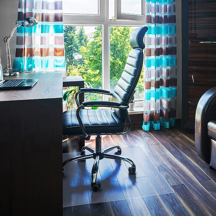 Cleartex Ultimat Ultimat&reg; Polycarbonate Rectangular Chair Mat for Hard Floor - 35" x 47" Home, Office, Hardwood Floor, Floor, Hard Floor, Carpeted Floor - 47" Length x 35" Width x 0.075" Depth x 0.075" Thickness - Rectangular - Polycarbonat (128919ER)