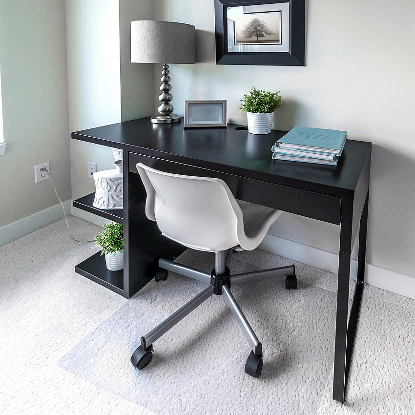 Cleartex Ultimat Ultimat&reg; Polycarbonate Rectangular Chair Mat for Carpets up to 1/2" - 48" x 60" Home, Office, Carpeted Floor, Floor - 60" Length x 48" Width x 0.085" Depth x 0.090" Thickness - Rectangular - Polycarbonate - Clear - 1 Each  (1115223ER)