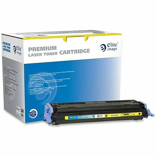 Elite Image Remanufactured Laser Toner Cartridge - Alternative for HP 124A (Q6002A) - Yellow - 1 Each 2000 Pages (75173)