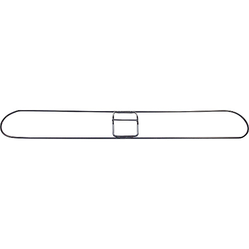 Genuine Joe Clip-On 36" Dust Mop Frame 360&deg; Swivel, Rust Resistant, Chrome Plated, Reinforced - Chrome - Steel - 1 Each (GJO02309)