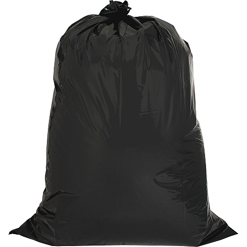 Genuine Joe Heavy Duty Contractor Bags Large Size - 42 gal Capacity - 48" Length x 33" Width x 2.50 mil (63 Micron) Thickness - Low Density - Black - Kitchen - 20/Box - 1 / Carton (GJO02311)