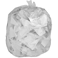 Genuine Joe Economy High-Density Can Liners Extra Large Size - 56 gal Capacity - 46" Length x 43" Width x 0.55 mil (14 Micron) Thickness - High Density - Translucent - Resin - Office Waste - 200 / Carton (GJO70015)