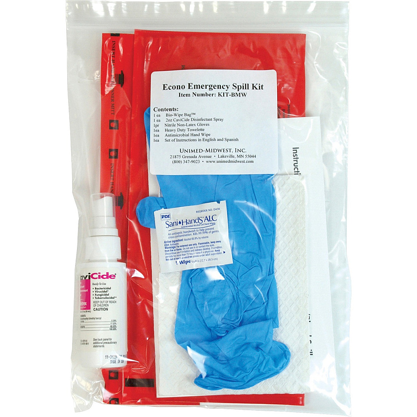 Unimed Econo Emergency Spill Kit 1 Kit (KITBMW)
