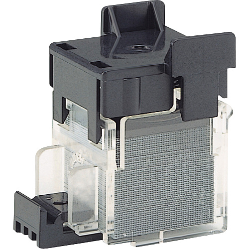 MAX Flat Clinch Staples 1/4" Leg - 3/8" Crown - Holds 20 Sheet(s) - for Paper - 1.5" Height x 1.5" Width x 1.3" Depth - 2000 Per Cartridge - 2000 / Box (NO20FE)