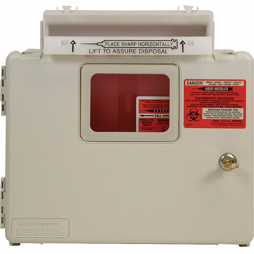 Covidien Sharpstar In-Room Sharps Container/Enclosure System Security Lock - Beige - Plastic (SWMU100609)
