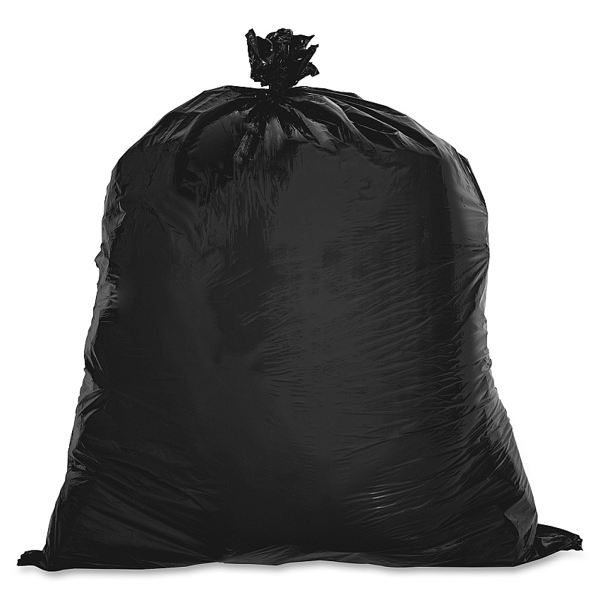 Genuine Joe Linear Low Density Can Liners Medium Size - 33 gal Capacity - 39" Length x 33" Width x 0.65 mil (17 Micron) Thickness - Low Density - Brown, Black - 250 / Carton (GJO02150)