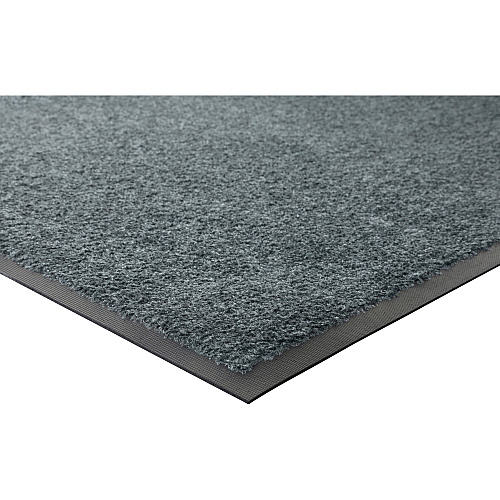 Genuine Joe Platinum Series Indoor Wiper Mats Warehouse, Indoor - 56" Length x 33.50" Width - Nylon, Rubber - Gray - 1 Each (GJO58354)