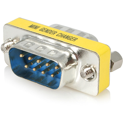 StarTech Slimline Serial Db9 Gender Changer - M/m (GC9SM)