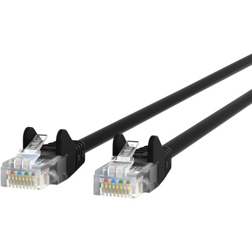 Belkin Cat.6 Snagless Patch Cable (A3L980B03BLKS) (A3L980B03BKS)
