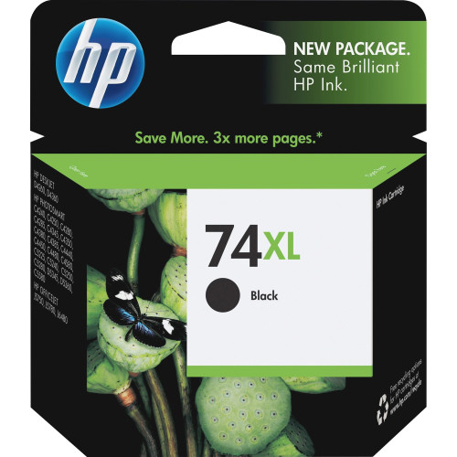 HP 74XL (CB336WN) High-Yield Black Ink Cartridge