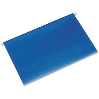 SKILCRAFT Hanging File Folder 8 1/2" x 14" - 2" Expansion - Paperboard - Blue - 25 / Box (7530013576856)