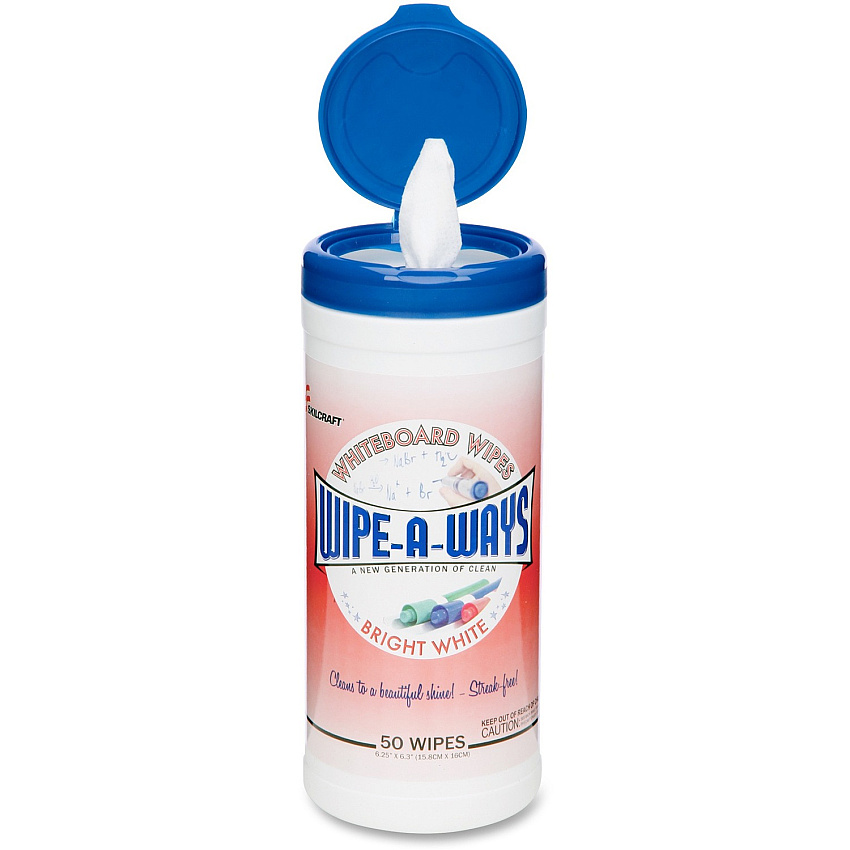AbilityOne SKILCRAFT White Board Wipe White (4541159)