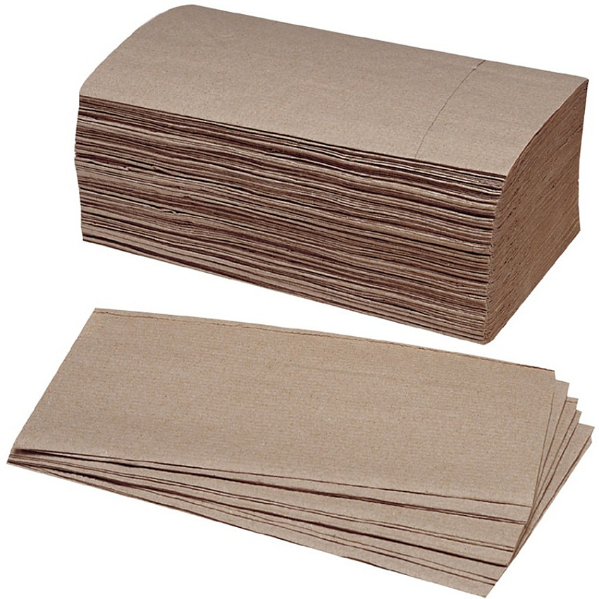 AbilityOne 8540014940911, SKILCRAFT, Folded Paper Towels, Kraft, 9.25w, 250/Bundle, 16 Bundles/Box