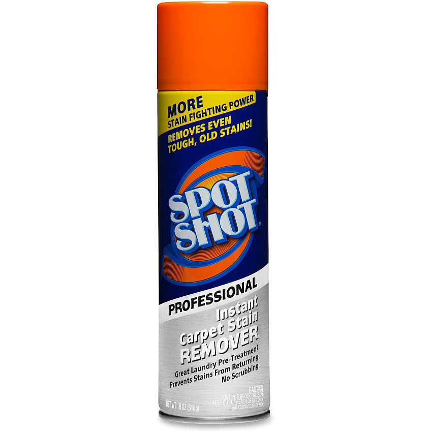 Spot Shot Professional Instant Carpet Stain Remover For Shoe Polish - 18 fl oz (0.6 quart) - Recommended For: Stain Remover, Coffee Remover, Wine Remover, Soil Remover, Ink Remover, Lipstick Remover, Blood Remover - Odor Neutralizer - 1 Each (00993)