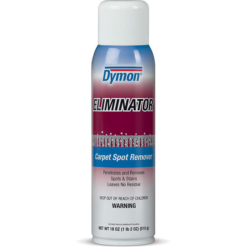 Dymon Eliminator Carpet Spot Remover/Cleaner For Urine, Vomit, Kool-Aid - 18 oz (1.12 lb) - Recommended For: Grease Remover, Ketchup Remover, Soil Remover, Coffee Remover - White - 1 Each (10620)