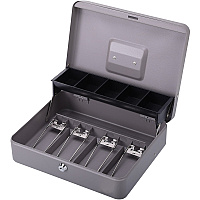 Sparco Controller Cash Box 5 Coin - Gray - 3.4