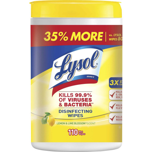 Lysol Lemon/Lime Blossom Wipes (78849CT)