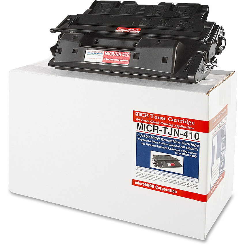 microMICR MICR Toner Cartridge - Alternative for HP 61X Laser - 10000 Pages - Black - 1 Each (MICRTJN410)