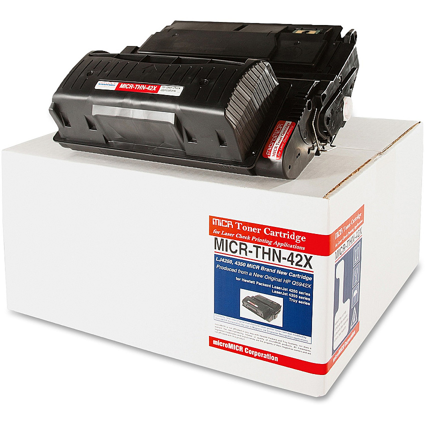microMICR MICR Toner Cartridge - Alternative for HP 42X 20000 Pages (MICRTHN42X)