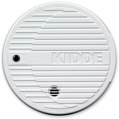 Kidde Fire Smoke Alarm 85 dB - Flashing LED - White (440374)