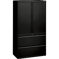 HON 800 Series Wide Lateral File with Storage Cabinet - 2-Drawer 36