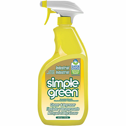 Simple Green Industrial Cleaner/Degreaser For Washable Surface - Concentrate - 24 fl oz (0.8 quart) - Lemon Scent - Recommended For: Coffee Remover, Lipstick Remover, Ink Remover, Grease Remover - Non-toxic - Lemon - 1 Each (14002)