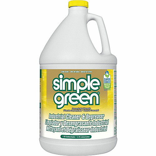 Simple Green Industrial Cleaner/Degreaser For Washable Surface - Concentrate - 128 fl oz (4 quart) - Lemon Scent - Recommended For: Coffee Remover, Lipstick Remover, Ink Remover, Grease Remover - Non-toxic - Lemon - 1 Each (14010)