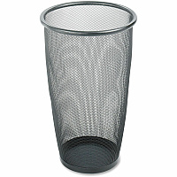 Safco Round Mesh Wastebaskets 9 gal Capacity - Round - 13.50