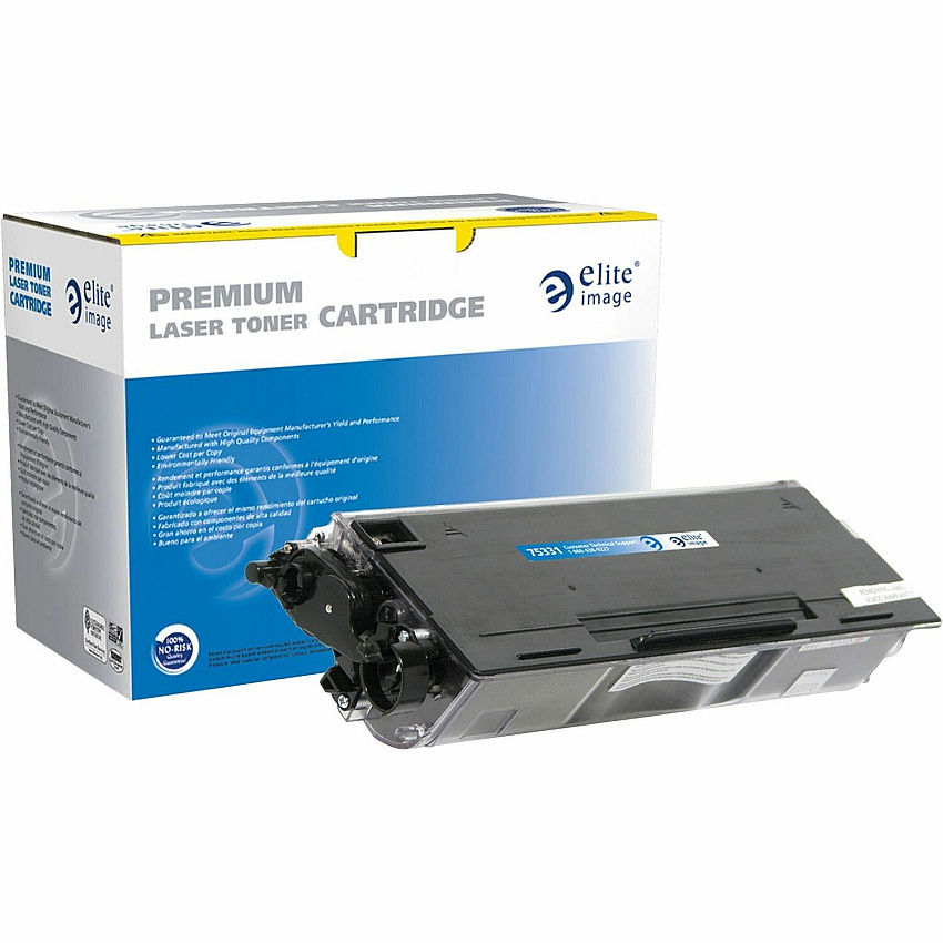 Elite Image Remanufactured High Yield Laser Toner Cartridge - Alternative for Brother TN580 - Black - 1 Each 7000 Pages (75331)