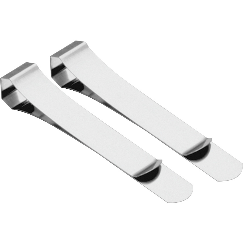 ACCO Banker's Clasp 5.8" Length x 0.6" Width - for Home, Office - Durable, Rust Resistant - 2 / Pack - Silver - Stainless Steel (72045)