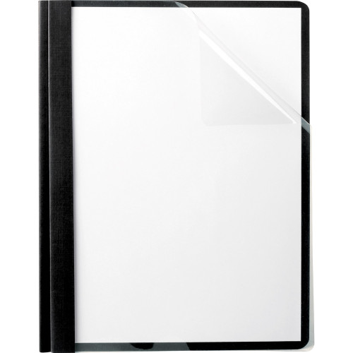 TOPS Oxford Linen Finish Clear Front Report Covers (53306)