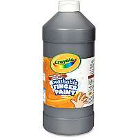 Crayola Washable Finger Paint 1 Color(s) - Black - 2 lb - Washable - 1 Each (551332051)