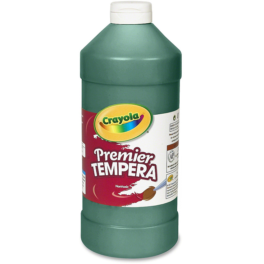 Crayola Premier Tempera Paint 1 Color(s) - Green - 2 lb - 1 Each (541232044)