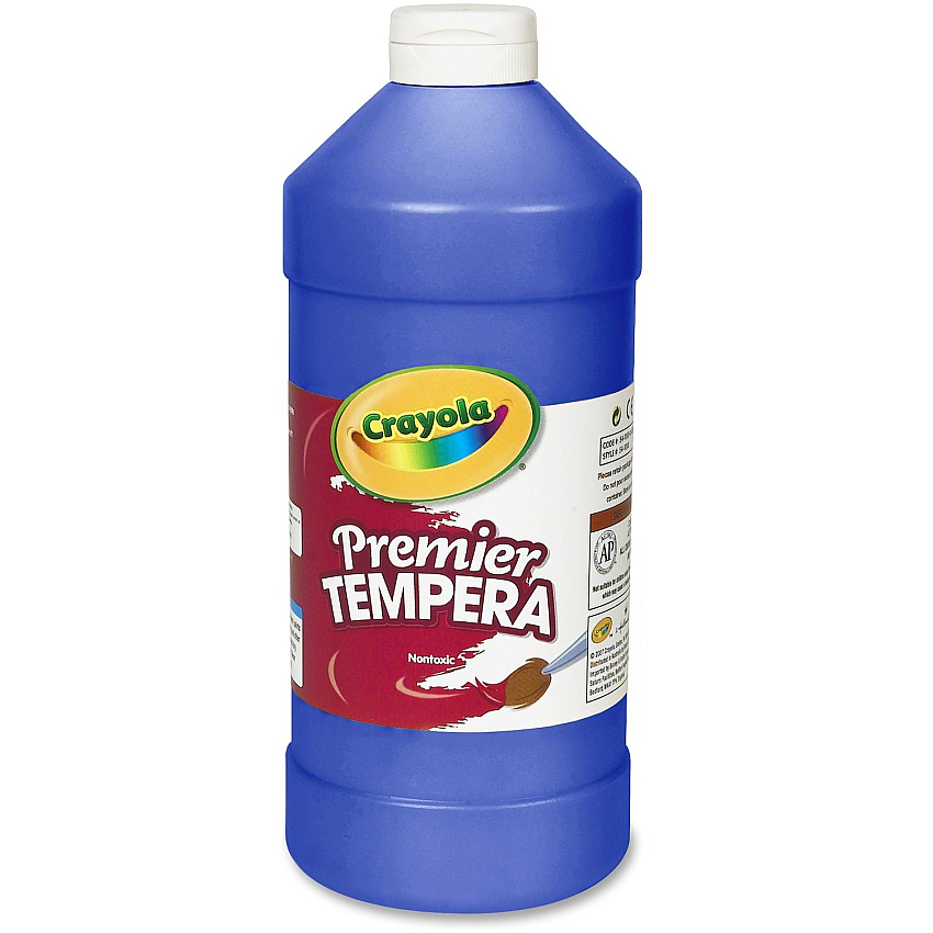Crayola Premier Tempera Paint 1 Color(s) - Blue - 2 lb - 1 Each (541232042)