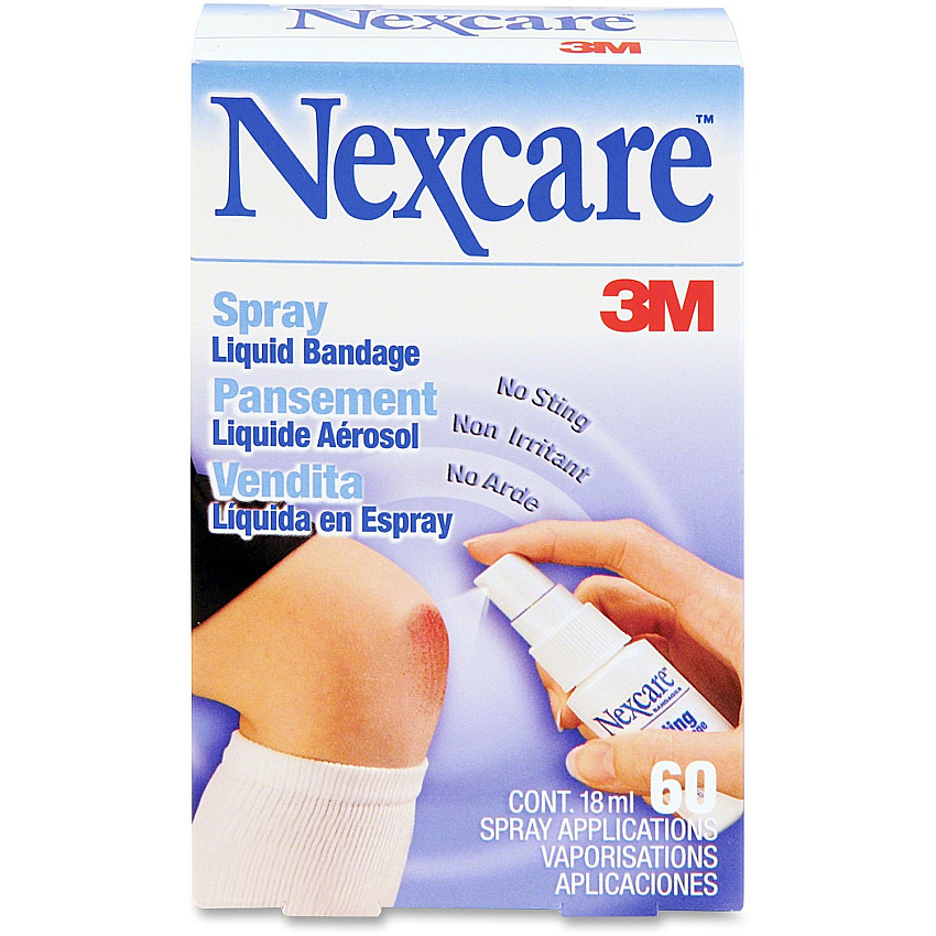 Nexcare Spray Liquid Bandage 0.61 fl oz - Clear - 1 Each (11803)