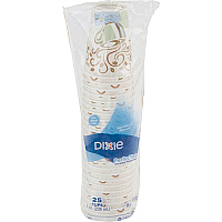 Dixie PerfecTouch 8 oz Insulated Paper Hot Coffee Cups by GP Pro (5338DX)