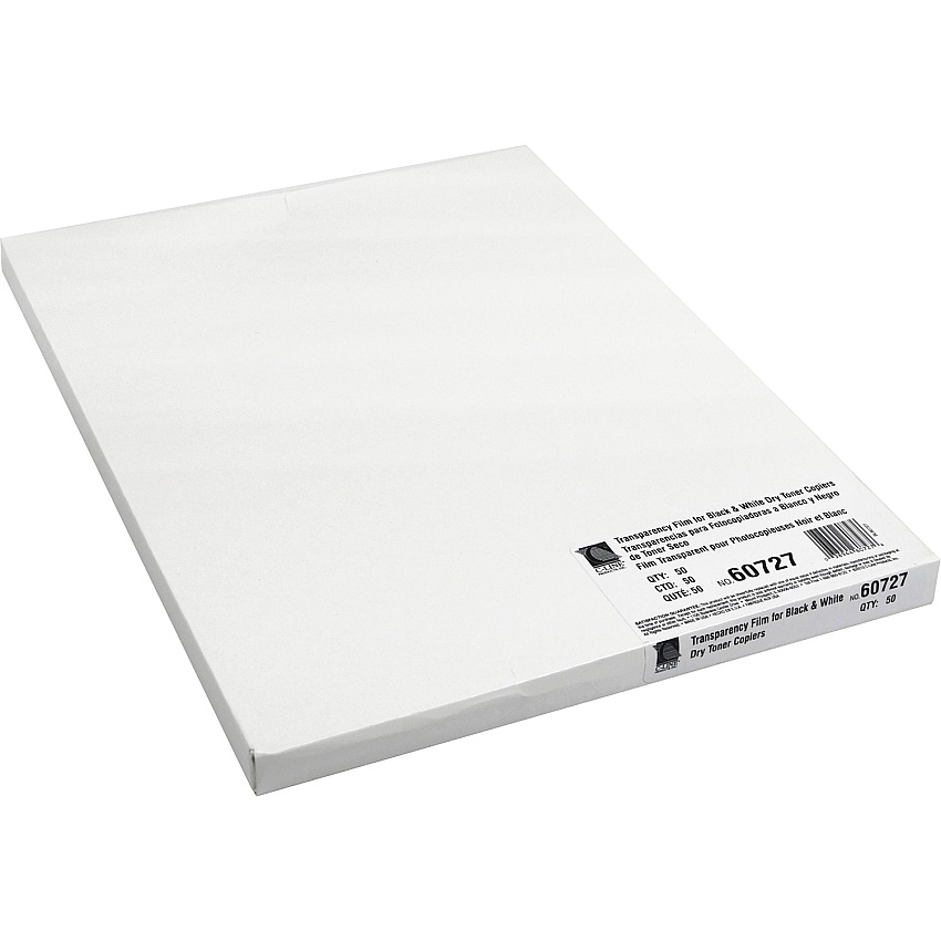 C-Line Plain Paper Copier Transparency Film Legal - 8 1/2" x 11" - Clear - 50 / Box (60727)