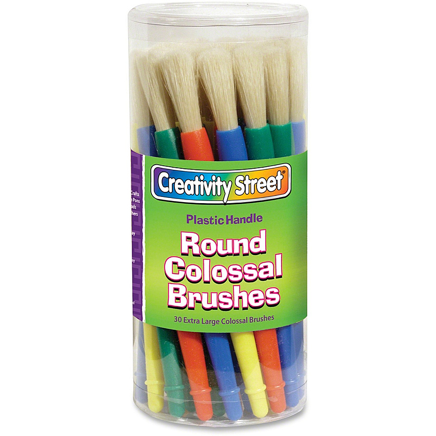 Creativity Street Colossal XL Paint Brushes Canister 30 / Set (5160)