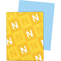 Exact Vellum Bristol Paper - Blue 92 Brightness - Letter - 8 1/2" x 11" - 67 lb Basis Weight - Vellum - Acid-free, Chlorine-free, Durable, Heavyweight, Quick Drying - Blue - 250 / Pack (82321)